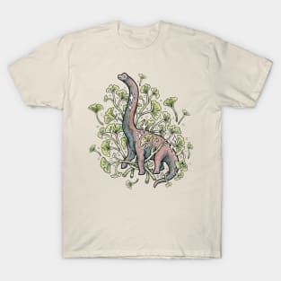 Brachio Ginkgo Botanical Dinosaur T-Shirt